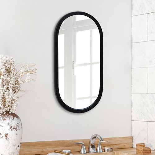 top miroir ovale